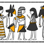 エジプト壁画イラスト