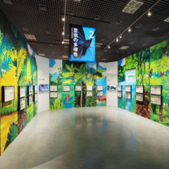 昆虫展壁画イラスト