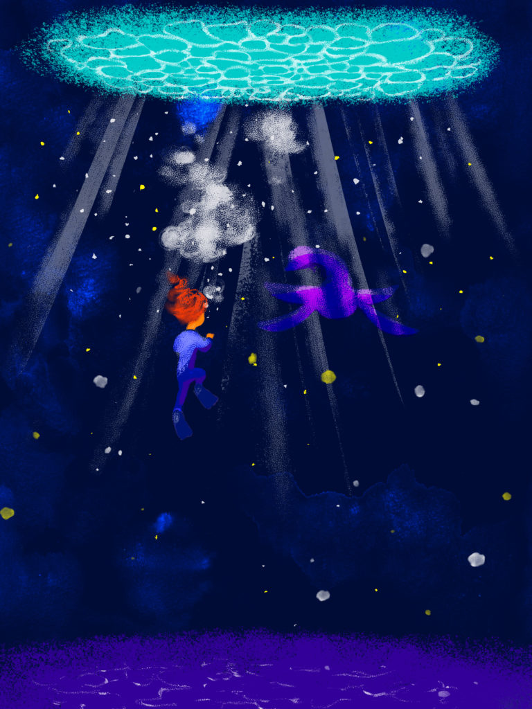 恐竜と女の子イラスト