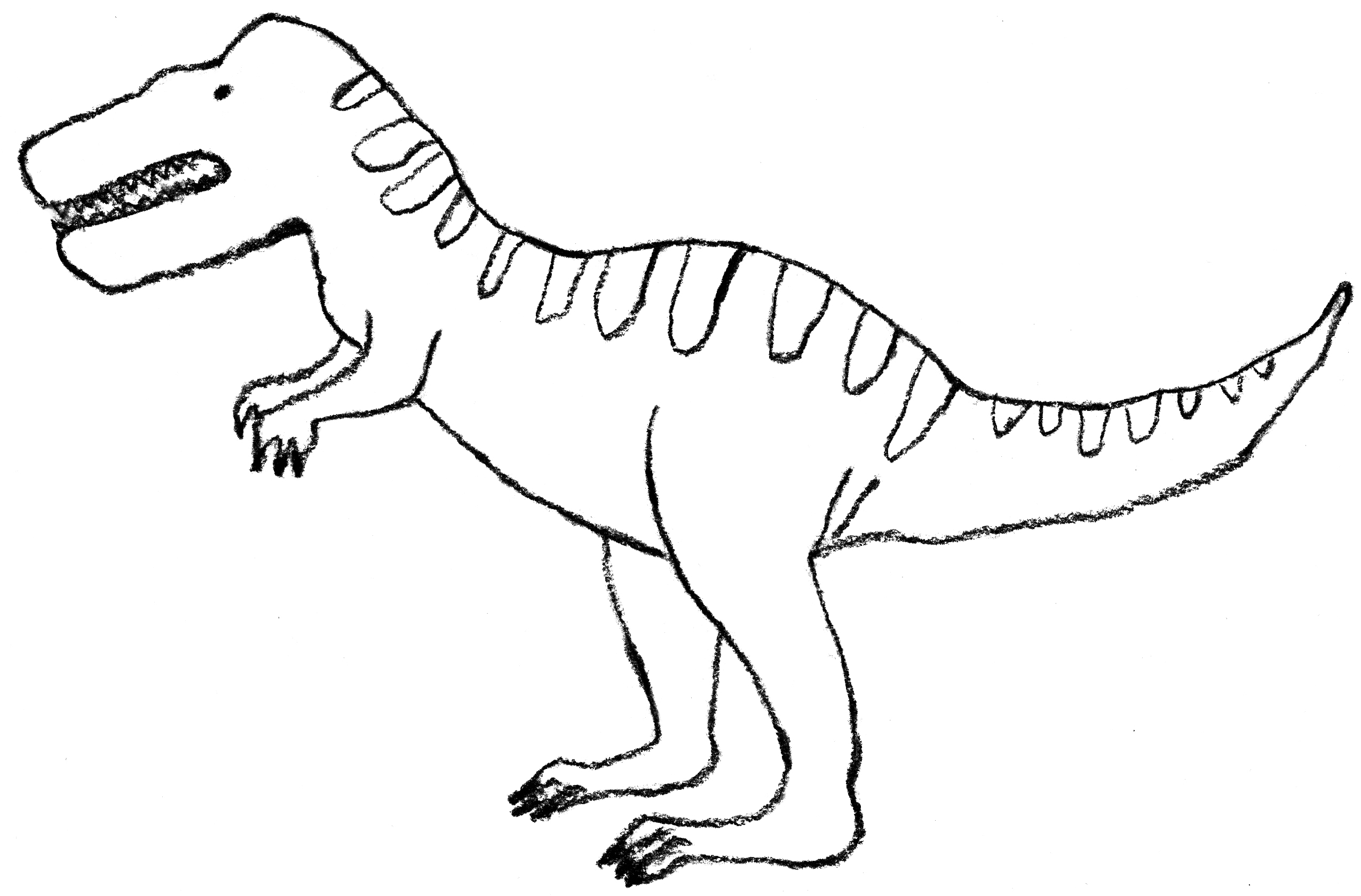 新しいコレクション ティラノサウルス 簡単 恐竜 イラスト