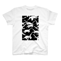 新作の恐竜Tシャツ「蜜なブラキオサウルス」