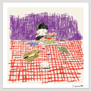 イラストレーターのぎっくり腰とキネシオテープの話