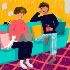 Airbnb「いい夫婦の日」PRイラストレーションを制作しました