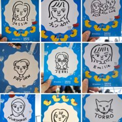 元年堂でのシヤチハタ100th × Kanako Okamoto 展終了しました