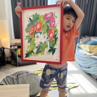 F10サイズのアート額入り